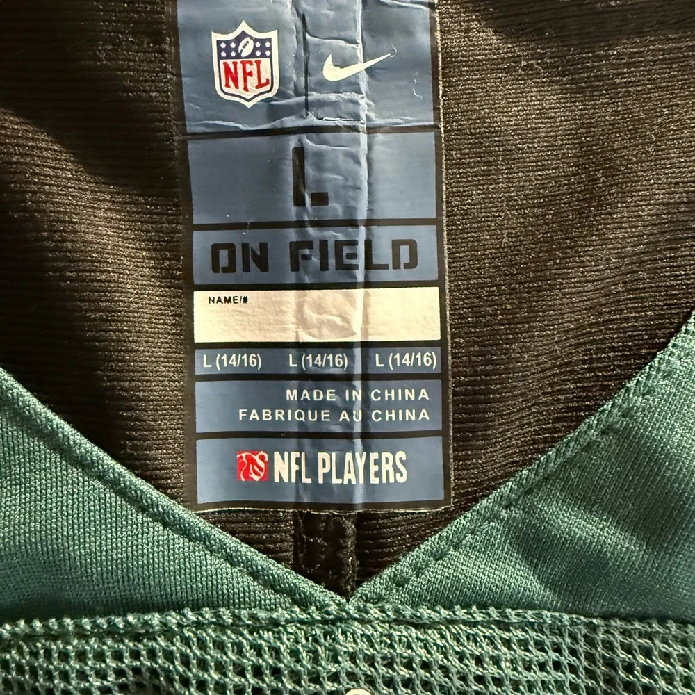 Nike kids Philadelphia Eagles black embroidered jersey of legend Brian Dawkins